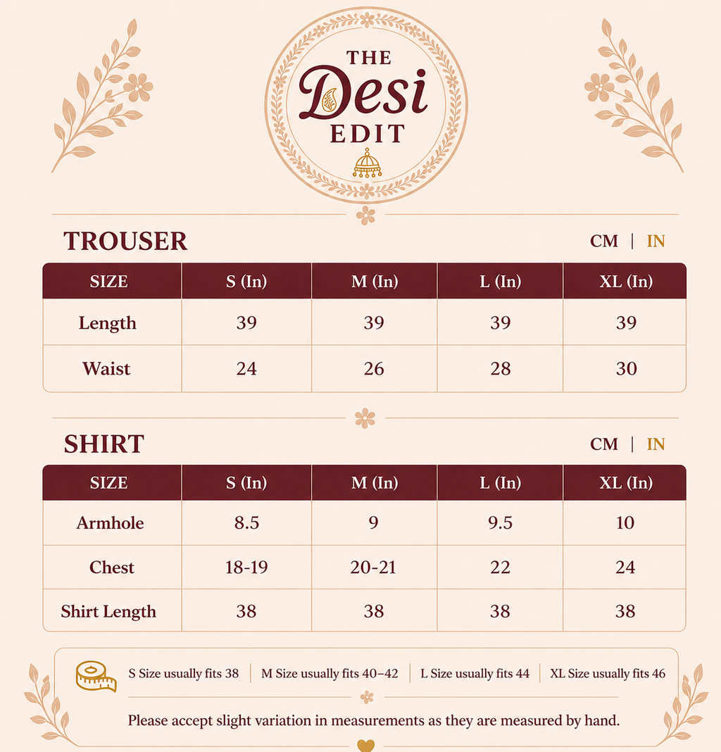Embroidered Chiffon Suit with Palazzo