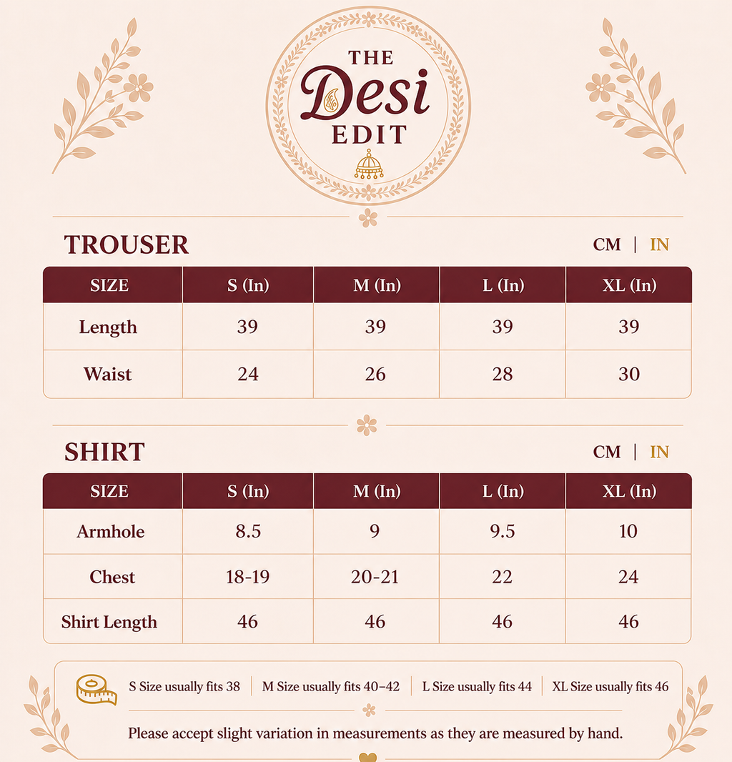 Embellished Handwork Muse Inspired Suit
