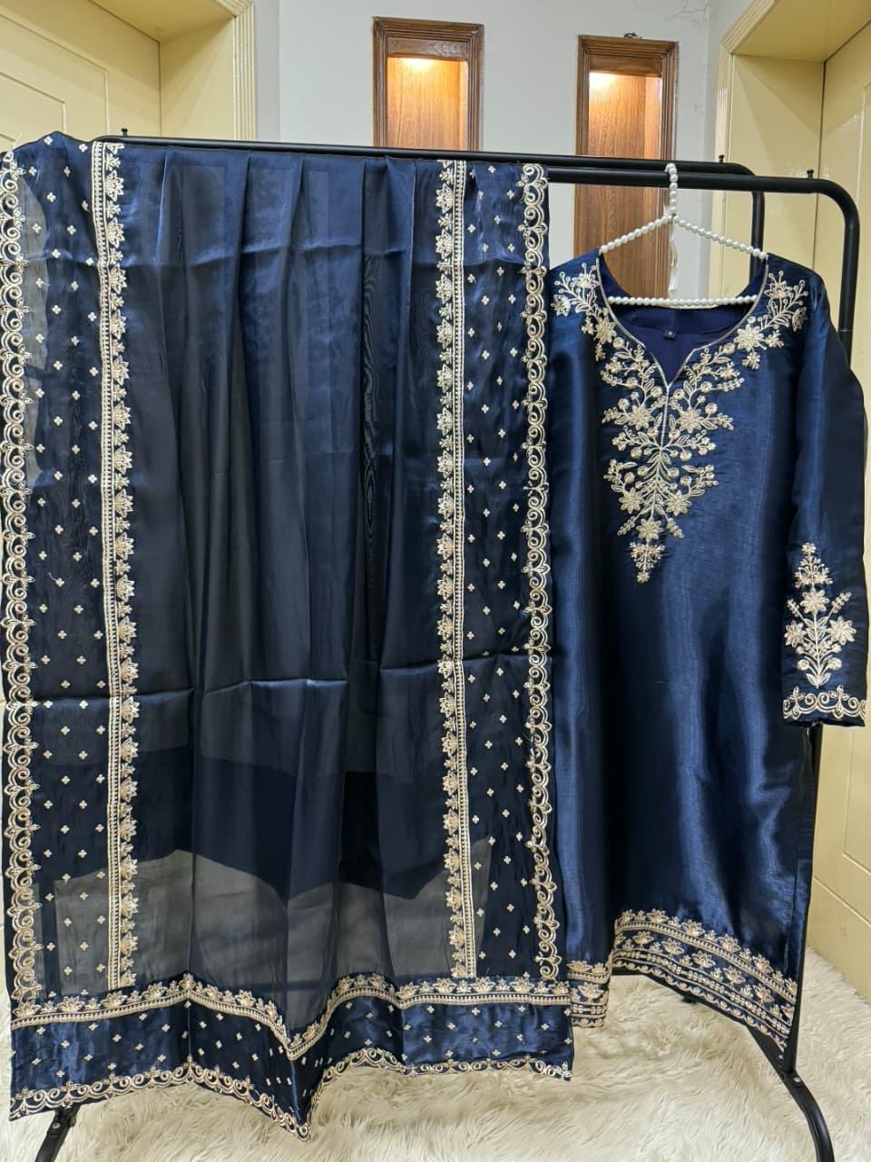 Sheesha Silk Suit
