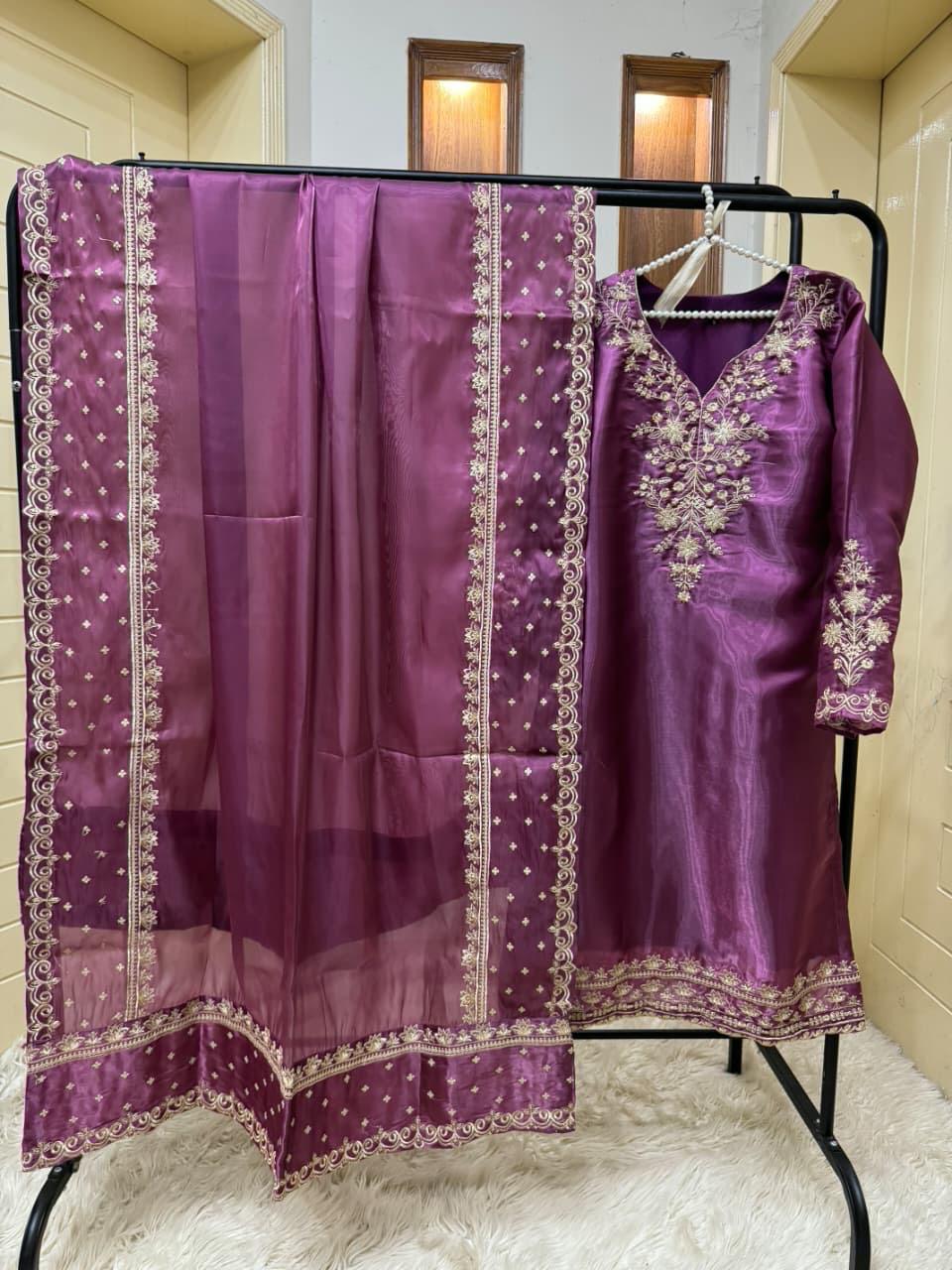 Sheesha Silk Suit