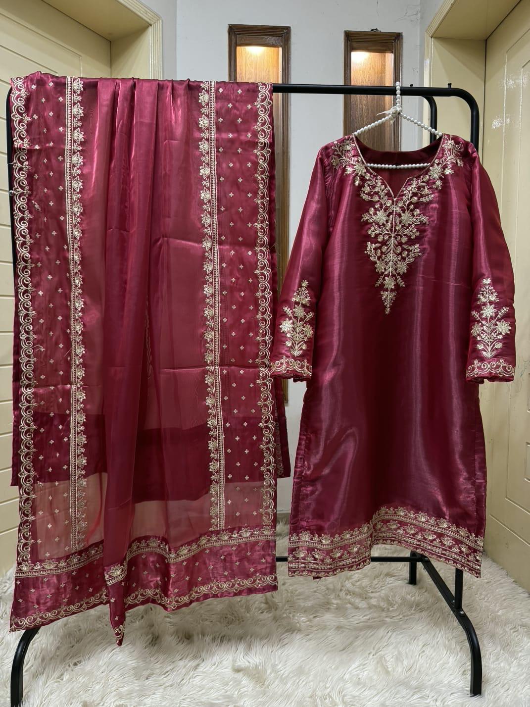 Sheesha Silk Suit