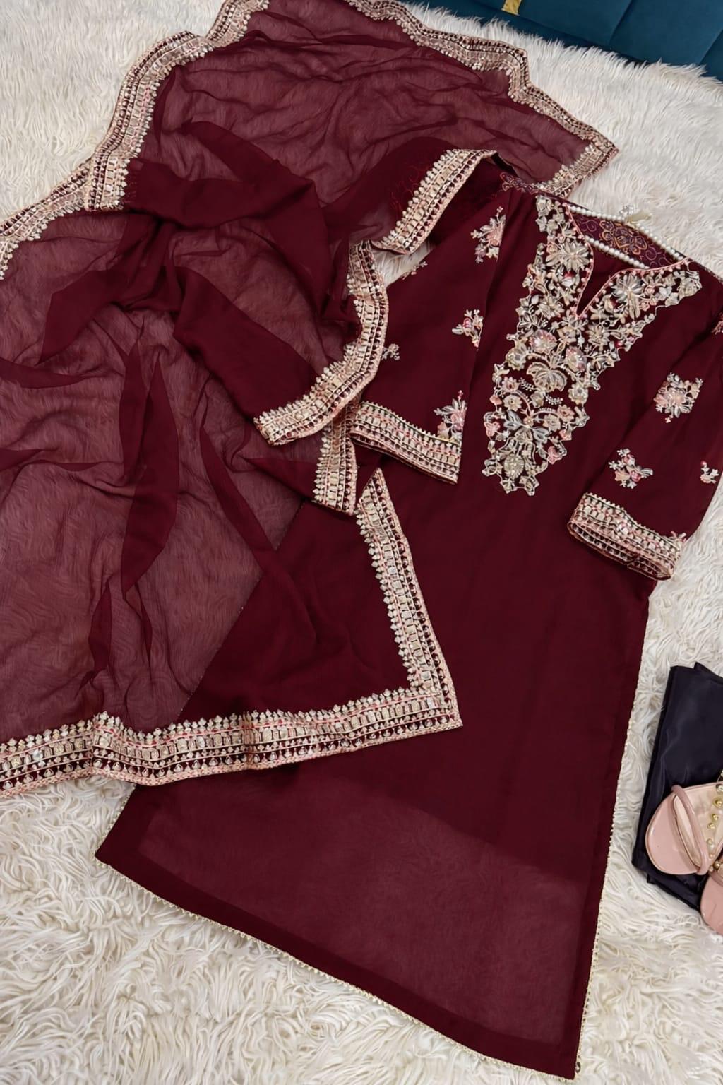 Chiffon Suit