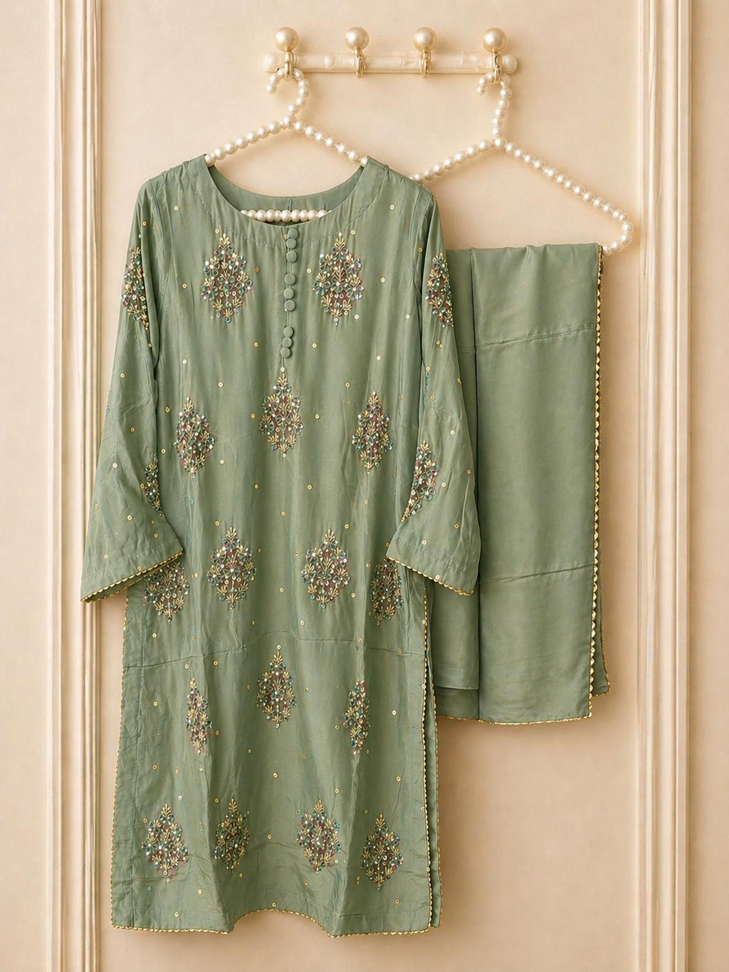 Embellished Handwork Muse Inspired Suit