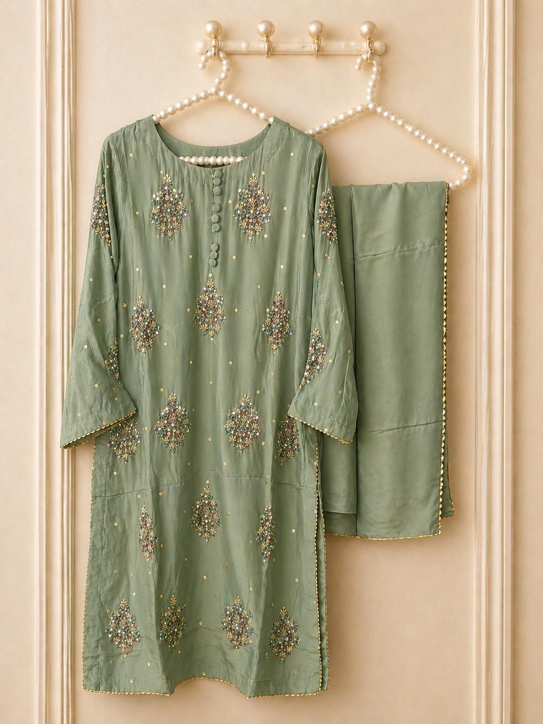 Embellished Handwork Muse Inspired Suit
