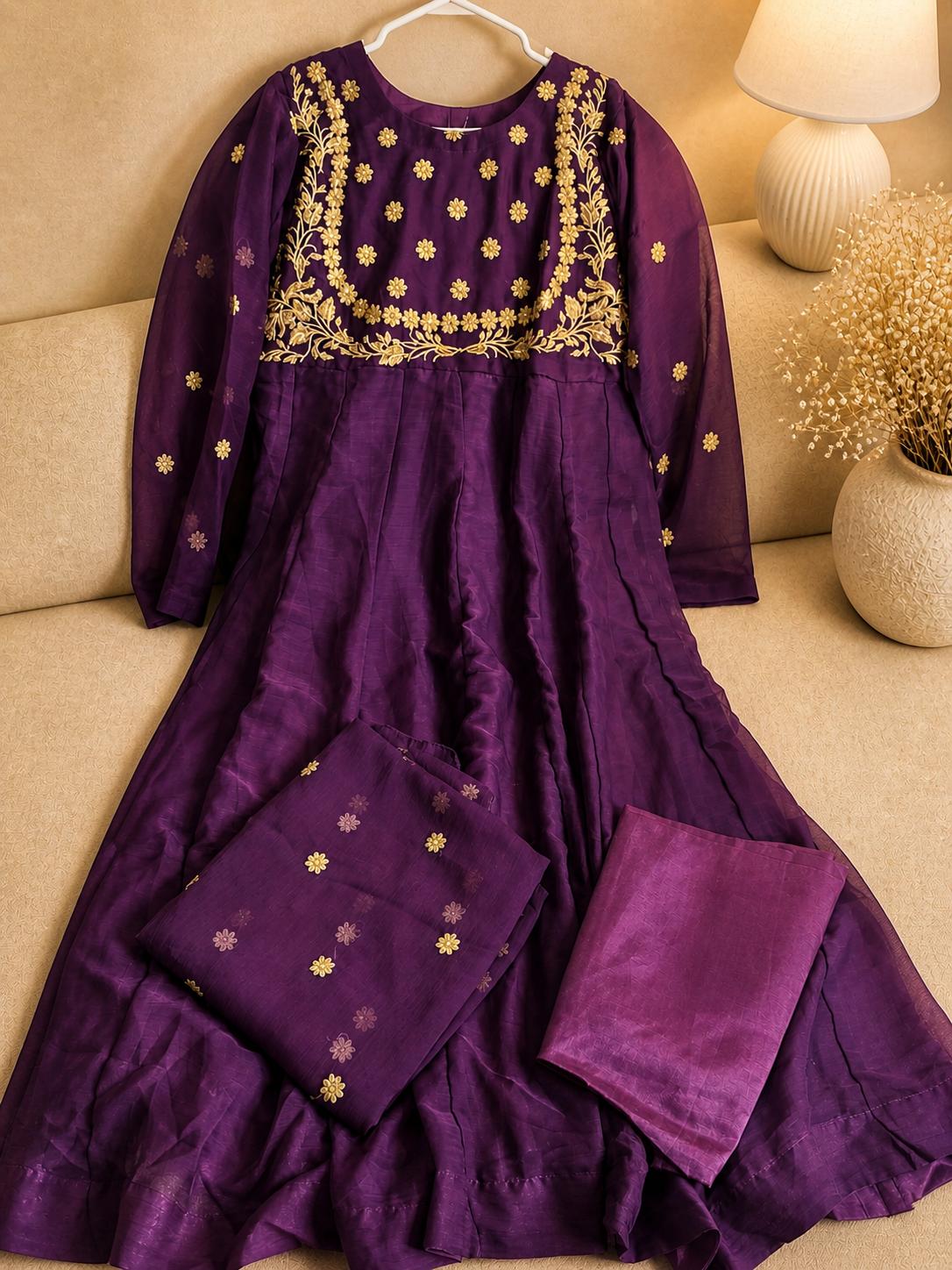 Chiffon Frock Suit
