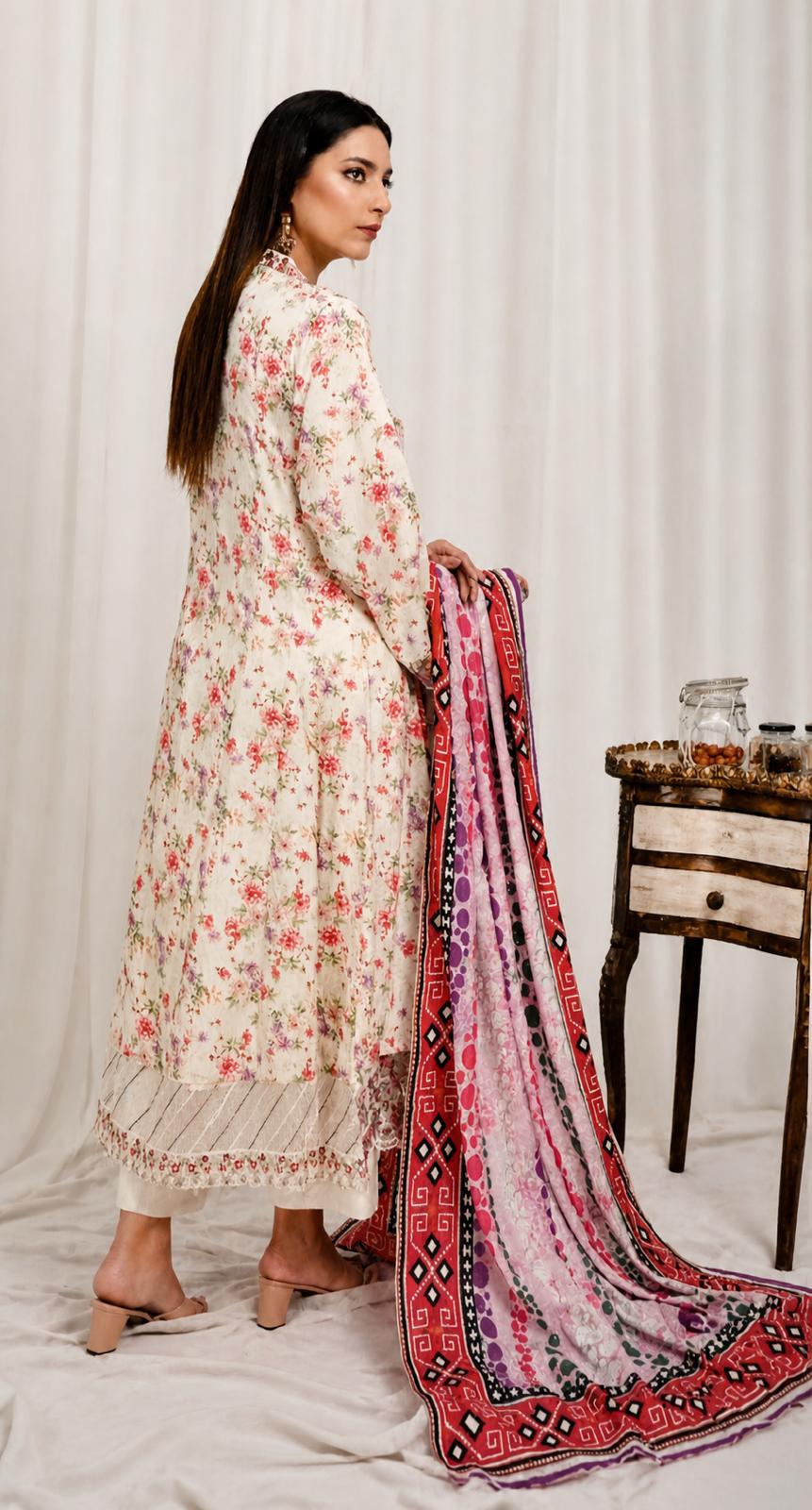 Linen Frock Suit