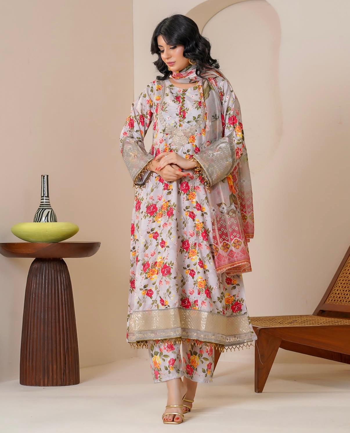 Lawn Frock Suit
