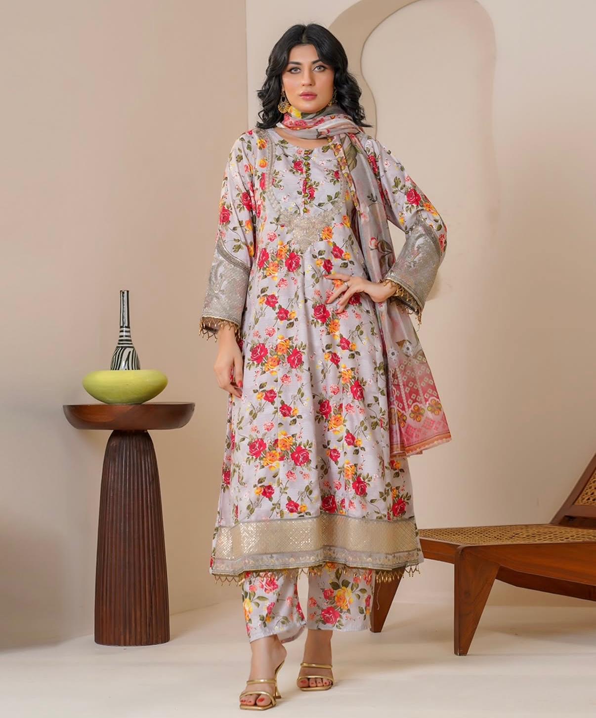 Lawn Frock Suit