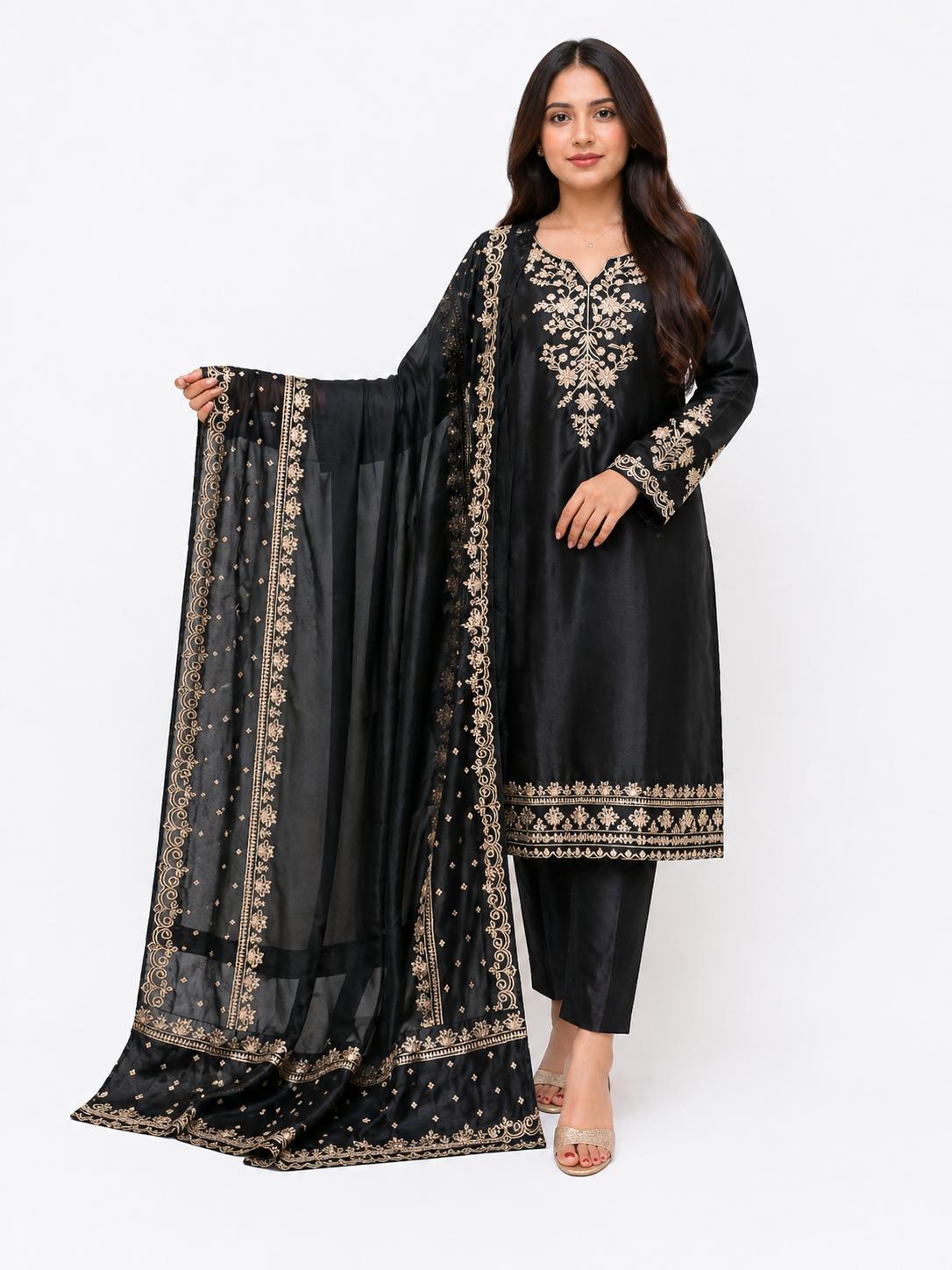 Sheesha Silk Suit
