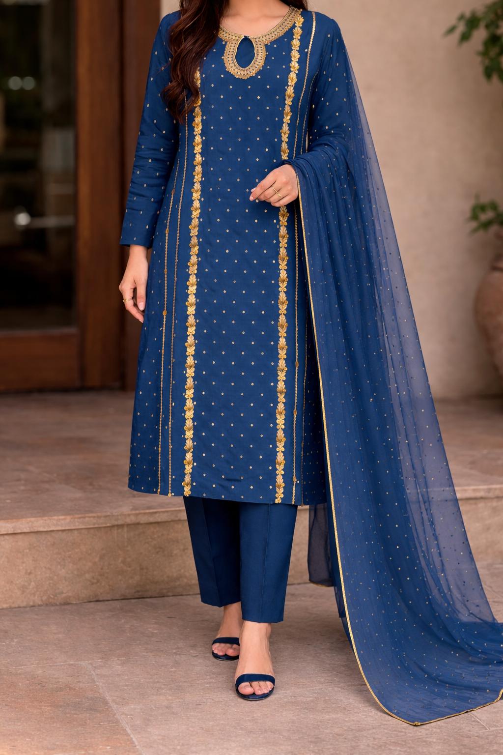 Chiffon Suit